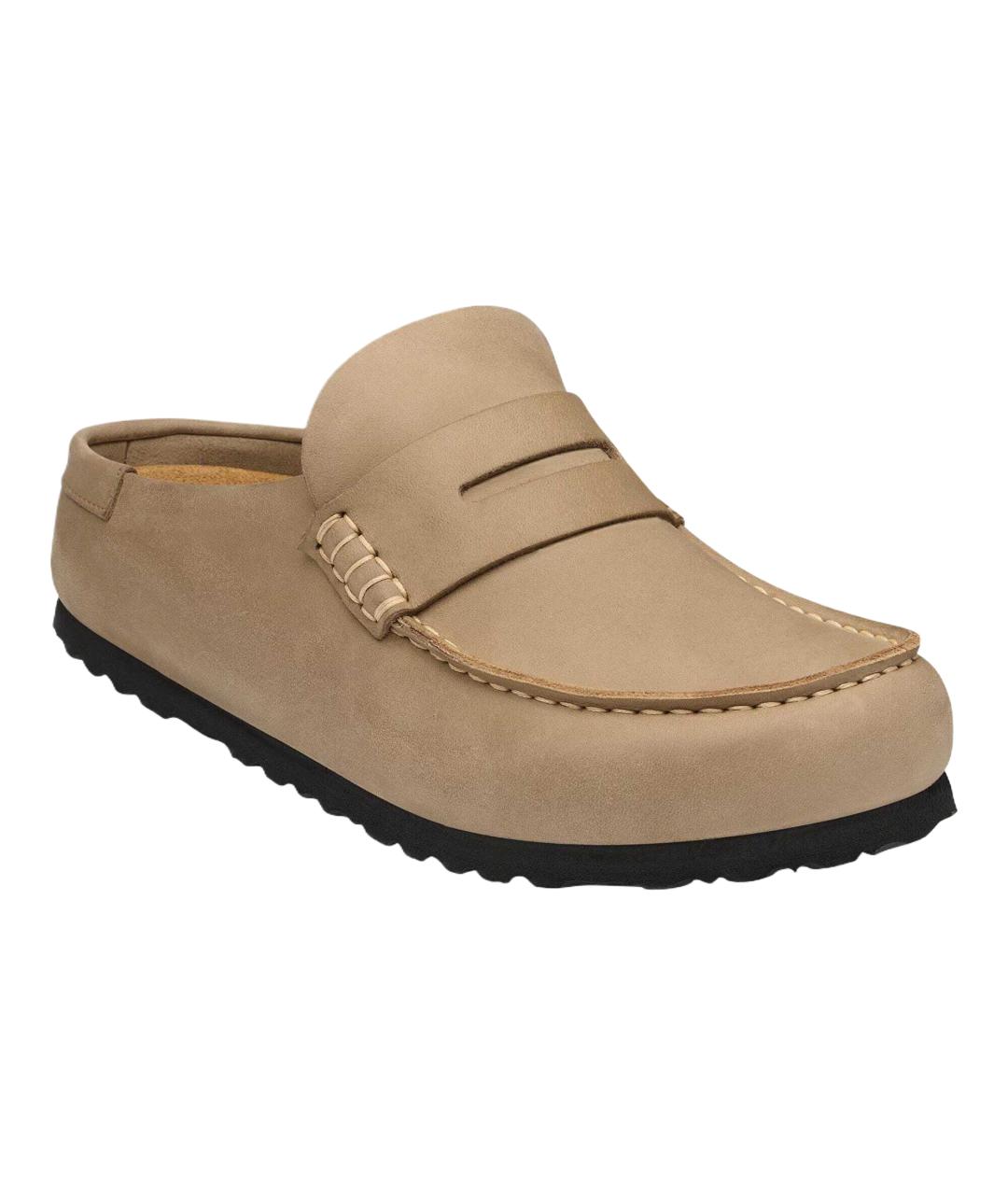 BIRKENSTOCK Коричневые замшевые сабо, фото 3