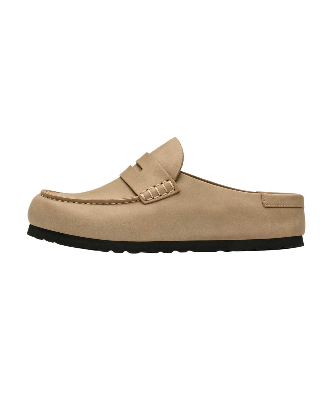 BIRKENSTOCK Коричневые замшевые сабо, фото 2