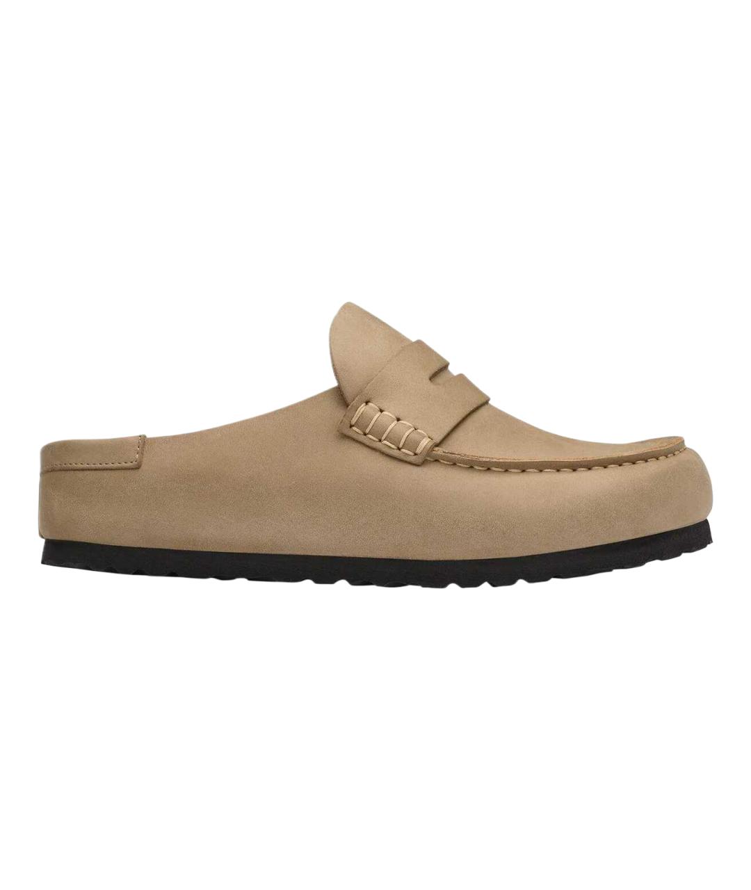 BIRKENSTOCK Коричневые замшевые сабо, фото 1
