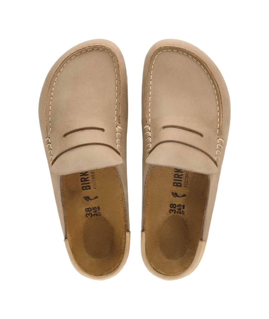 BIRKENSTOCK Коричневые замшевые сабо, фото 4