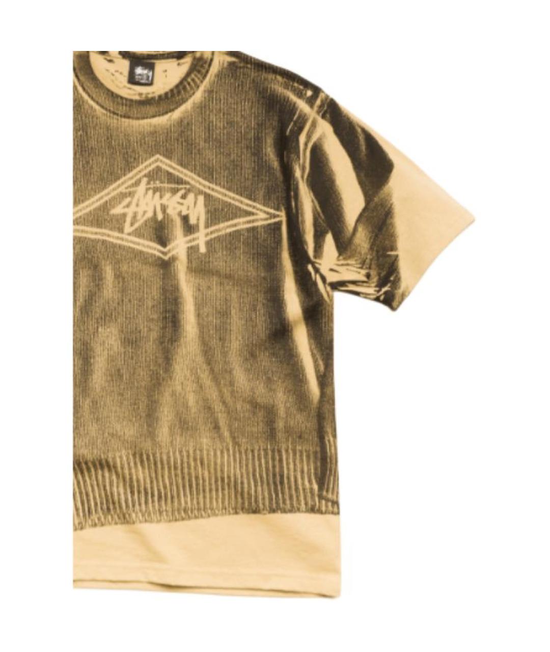 STUSSY Хаки футболка, фото 3