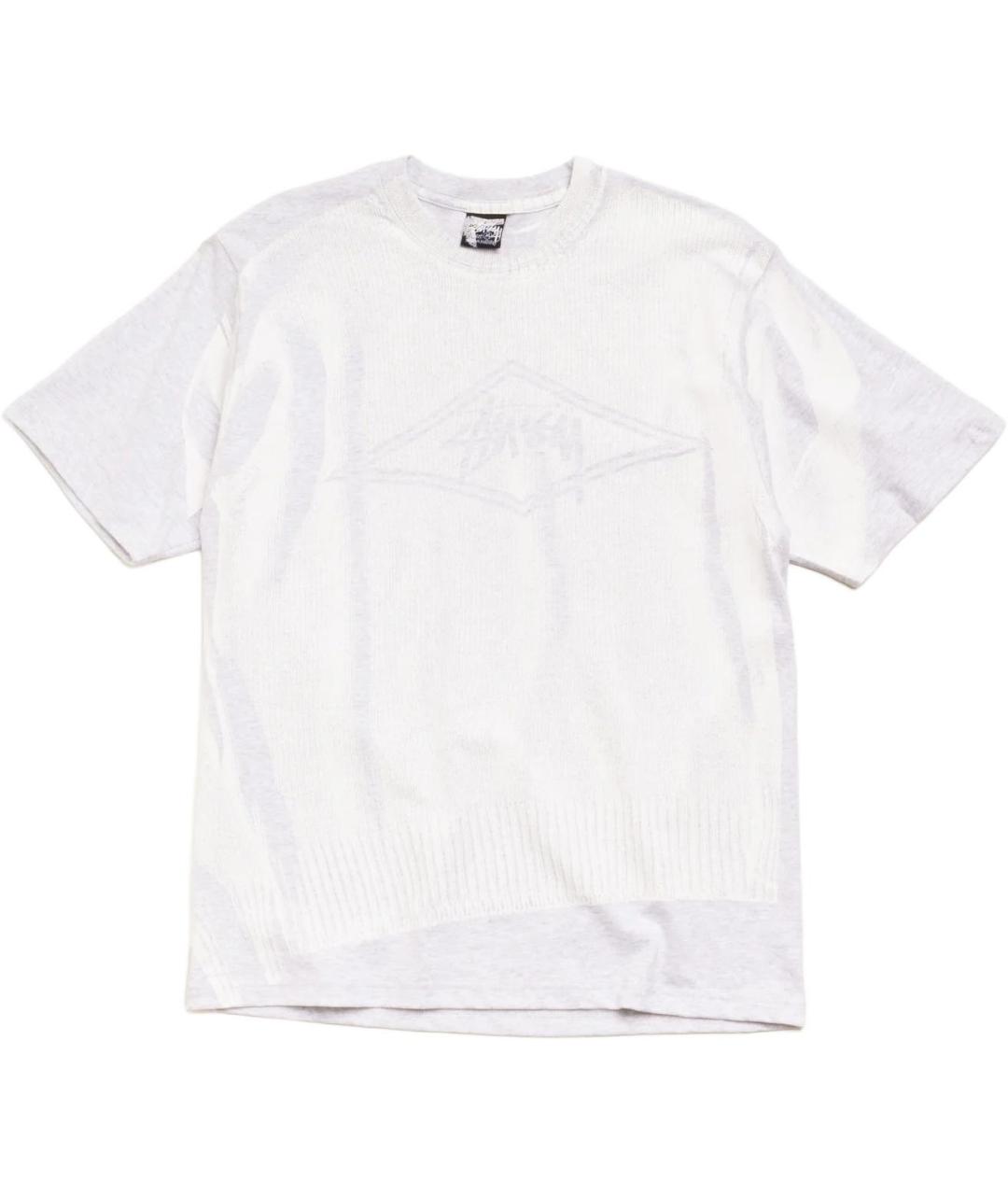 STUSSY Серая футболка, фото 1