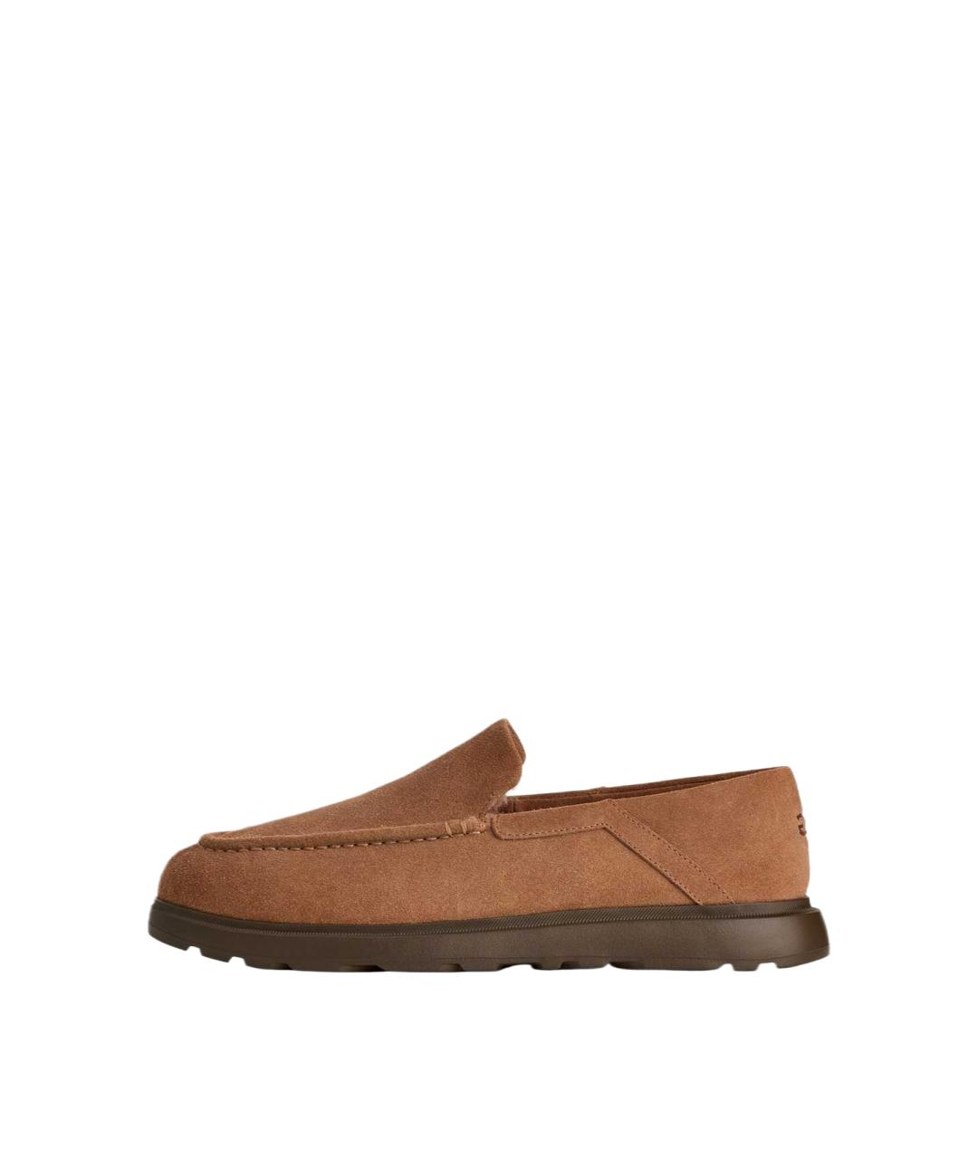 UGG Коричневые кожаные лоферы, фото 2