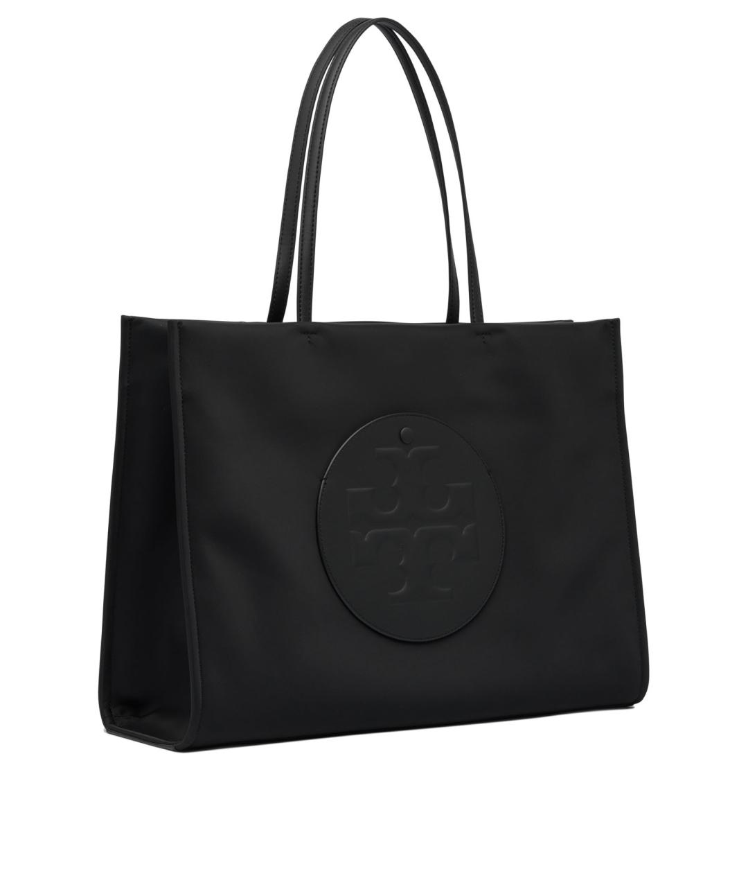 TORY BURCH Черная тканевая сумка тоут, фото 2