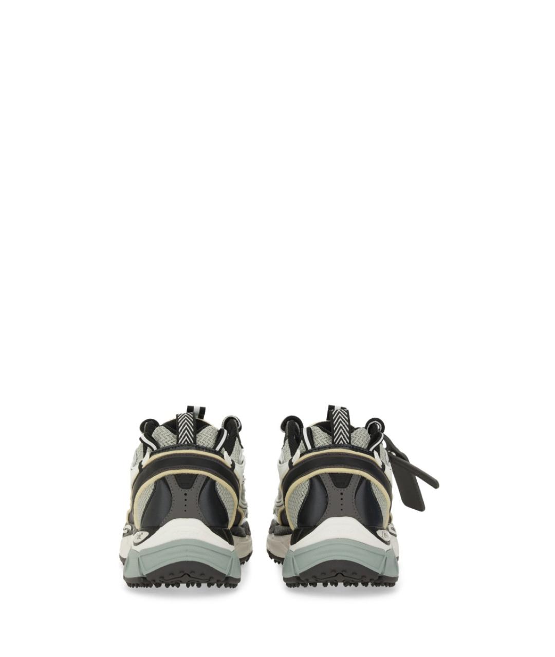 OFF-WHITE Мульти текстильные низкие кроссовки / кеды, фото 3
