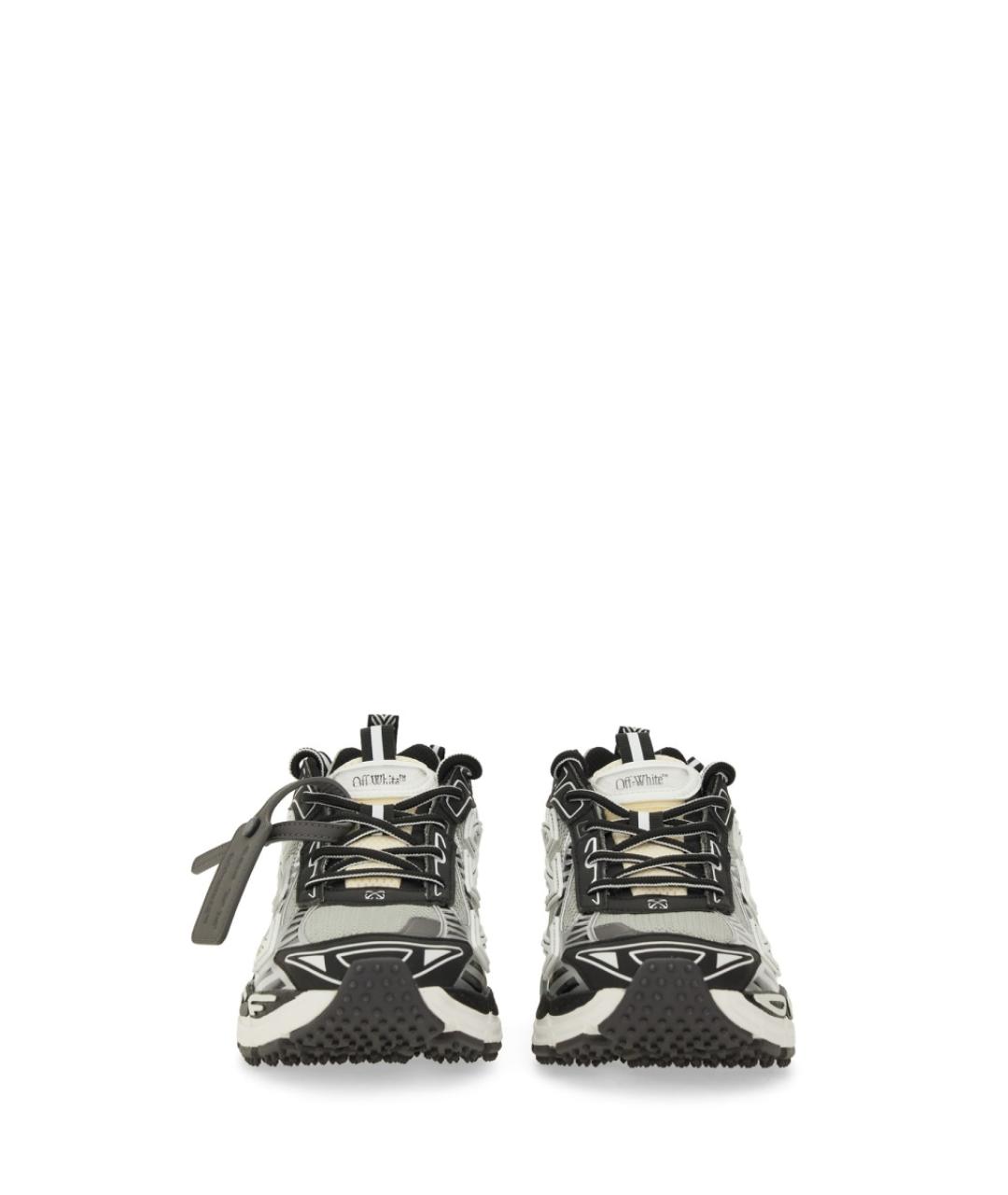 OFF-WHITE Мульти текстильные низкие кроссовки / кеды, фото 4