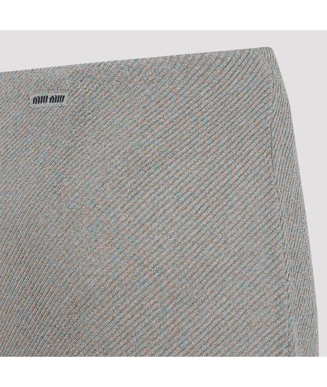 MIU MIU Мульти юбка миди, фото 3
