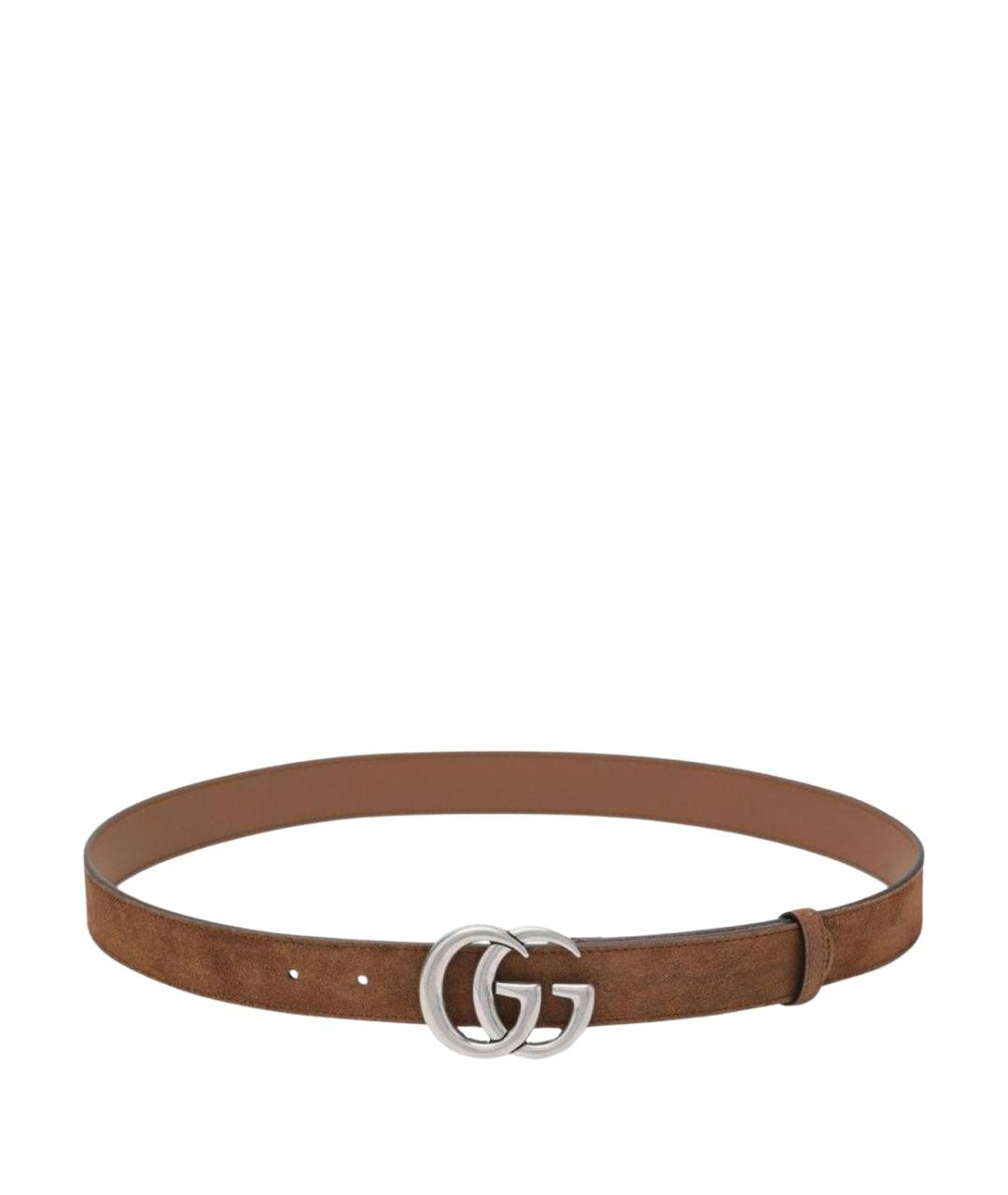 GUCCI Коричневый кожаный ремень, фото 1