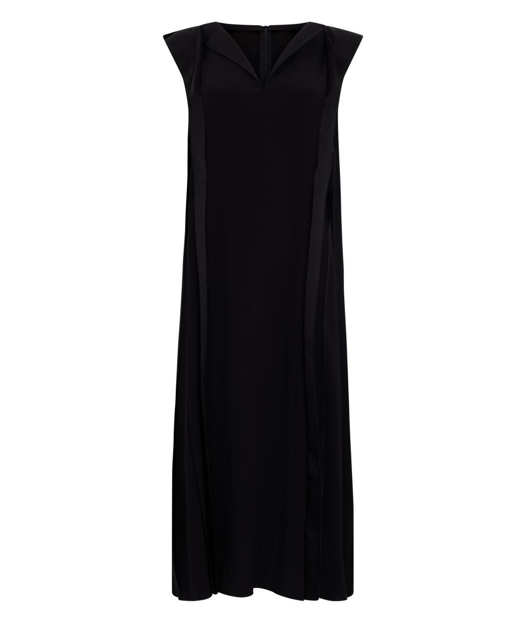 MAX MARA Черное полиэстеровое повседневное платье, фото 1