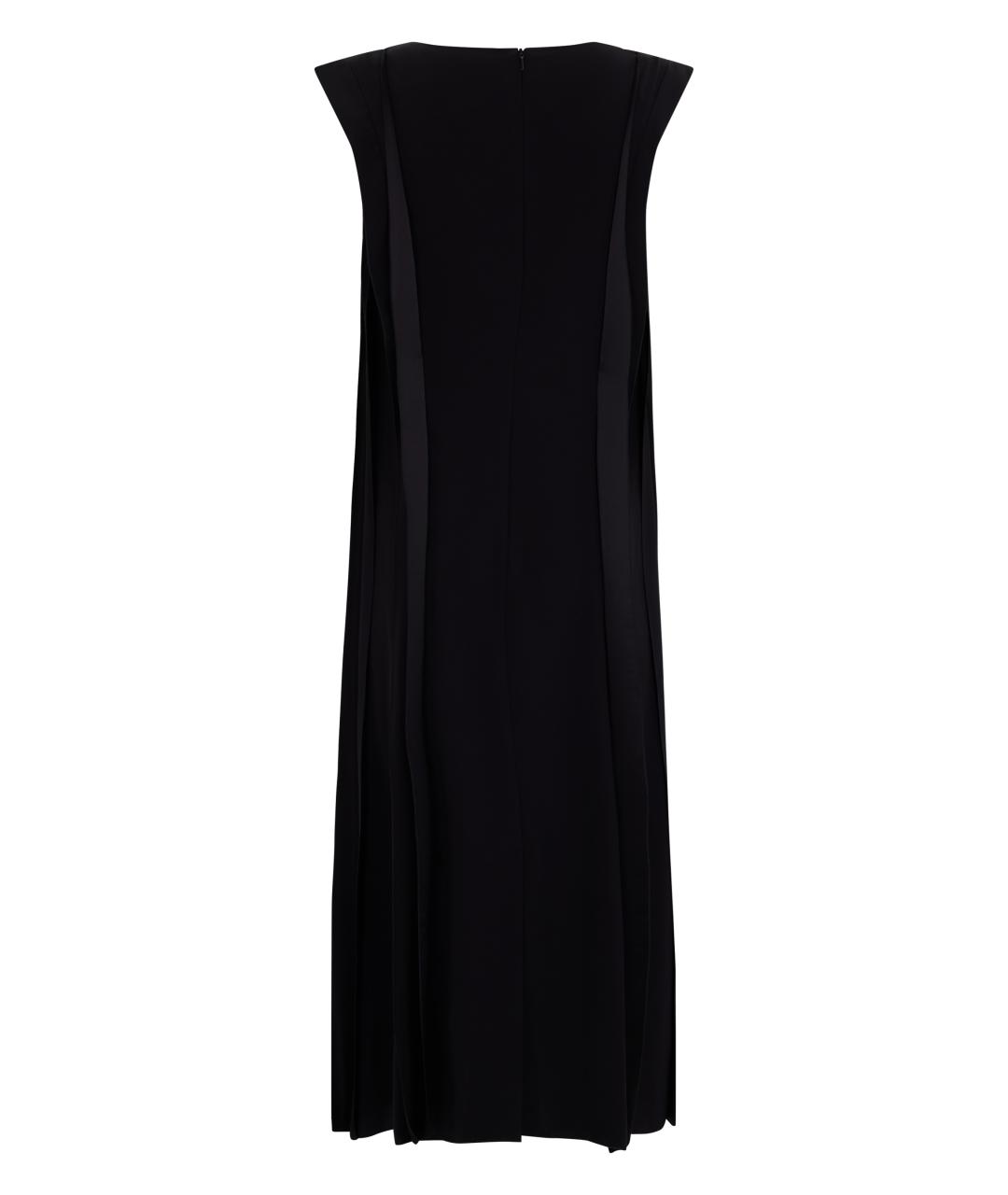MAX MARA Черное полиэстеровое повседневное платье, фото 2