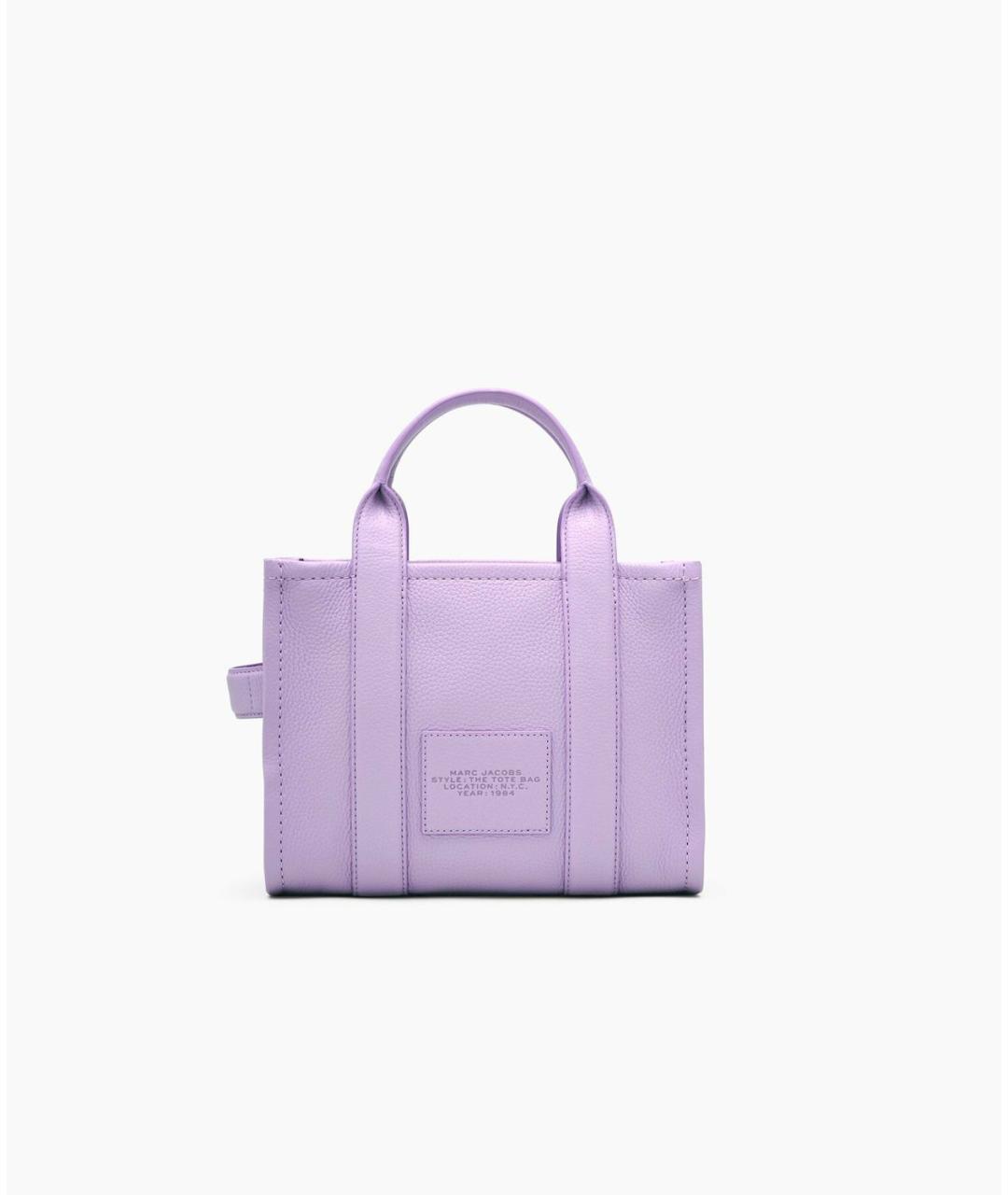 MARC JACOBS Фиолетовая кожаная сумка тоут, фото 2