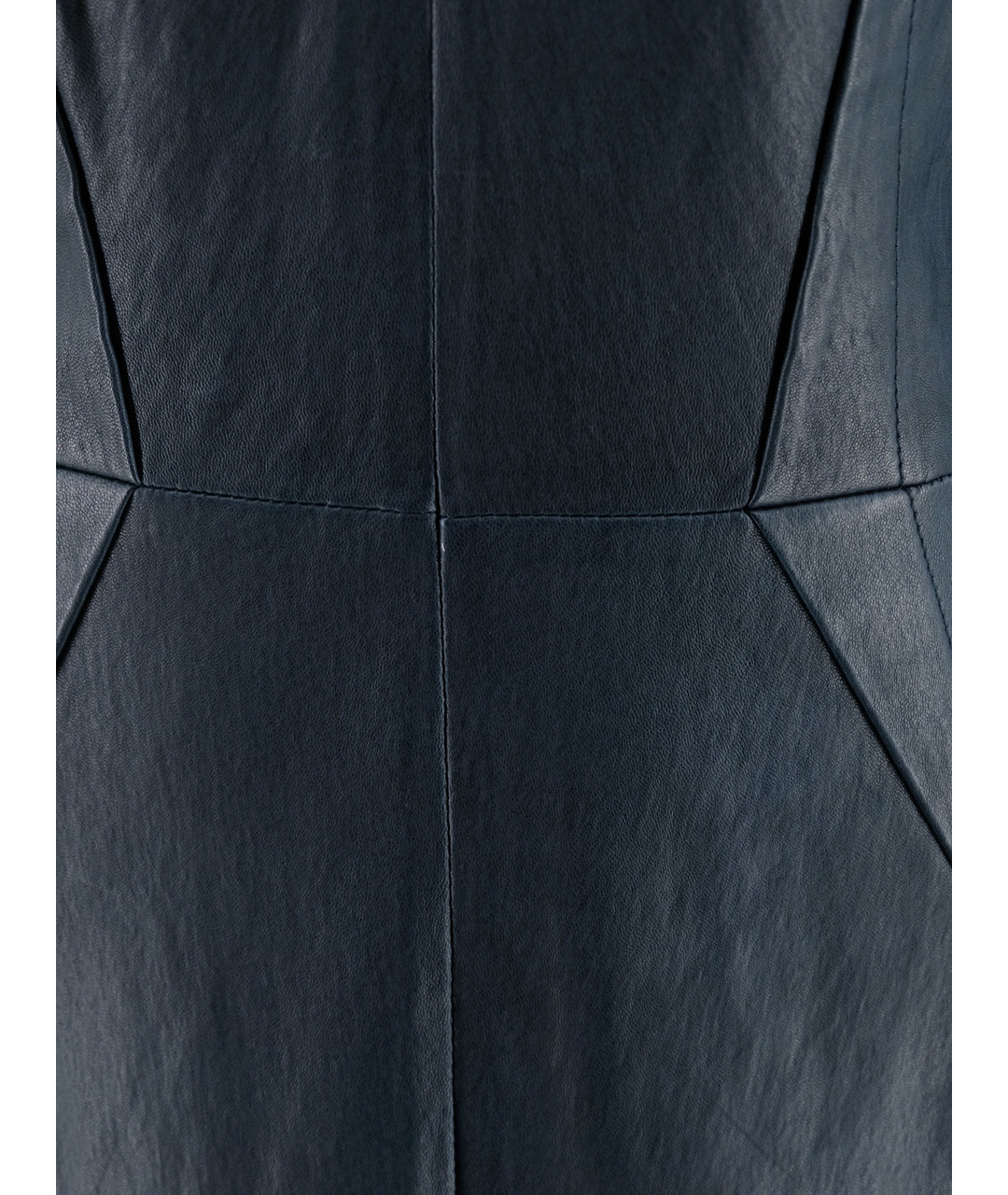 OSCAR DE LA RENTA Черное кожаное повседневное платье, фото 4