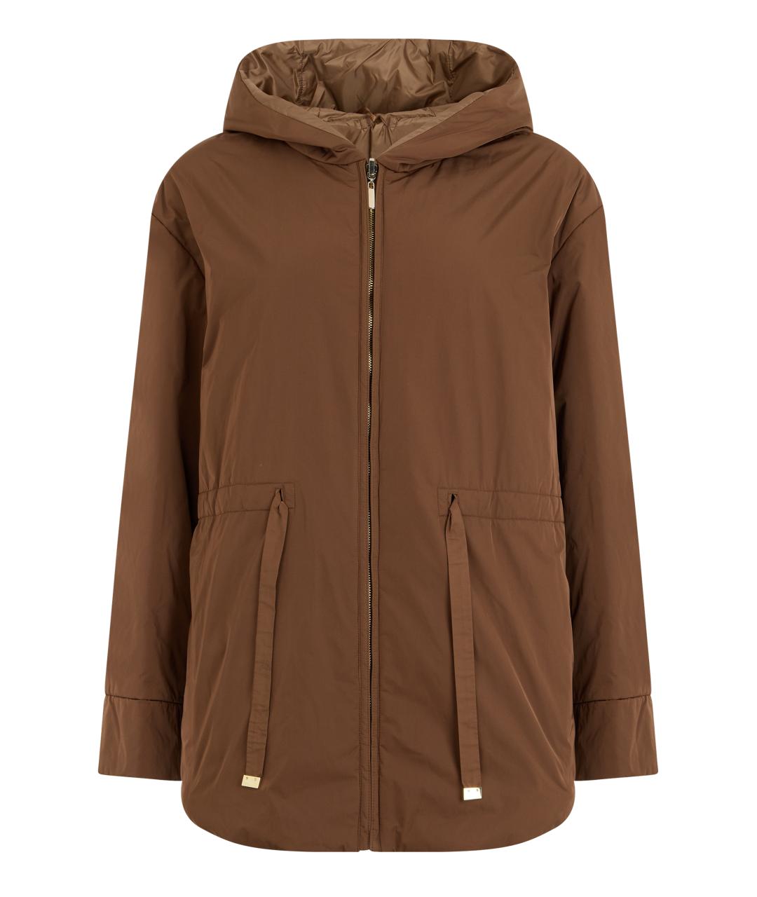 'S MAX MARA Коричневая полиэстеровая куртка, фото 1