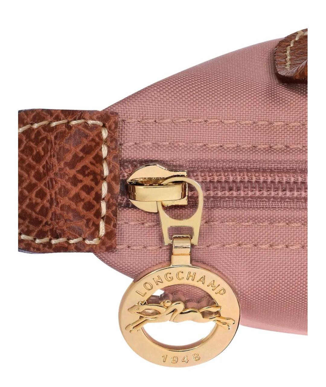 LONGCHAMP Розовая нейлоновая сумка тоут, фото 4