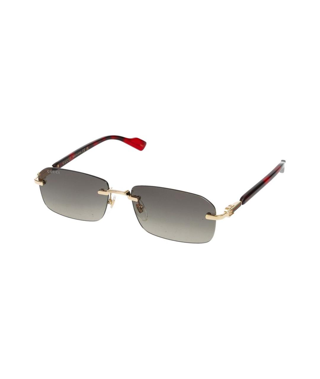 GUCCI Мульти металлические солнцезащитные очки, фото 1