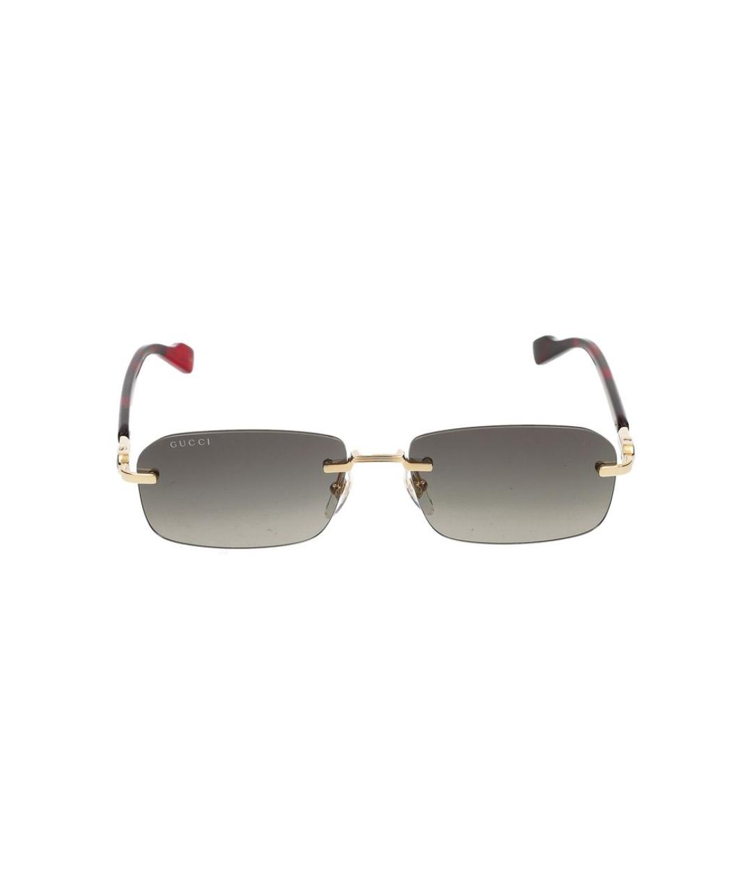 GUCCI Мульти металлические солнцезащитные очки, фото 2