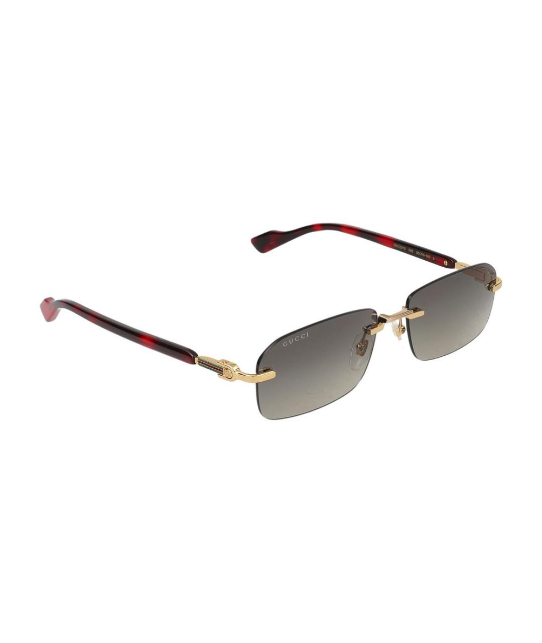 GUCCI Мульти металлические солнцезащитные очки, фото 4