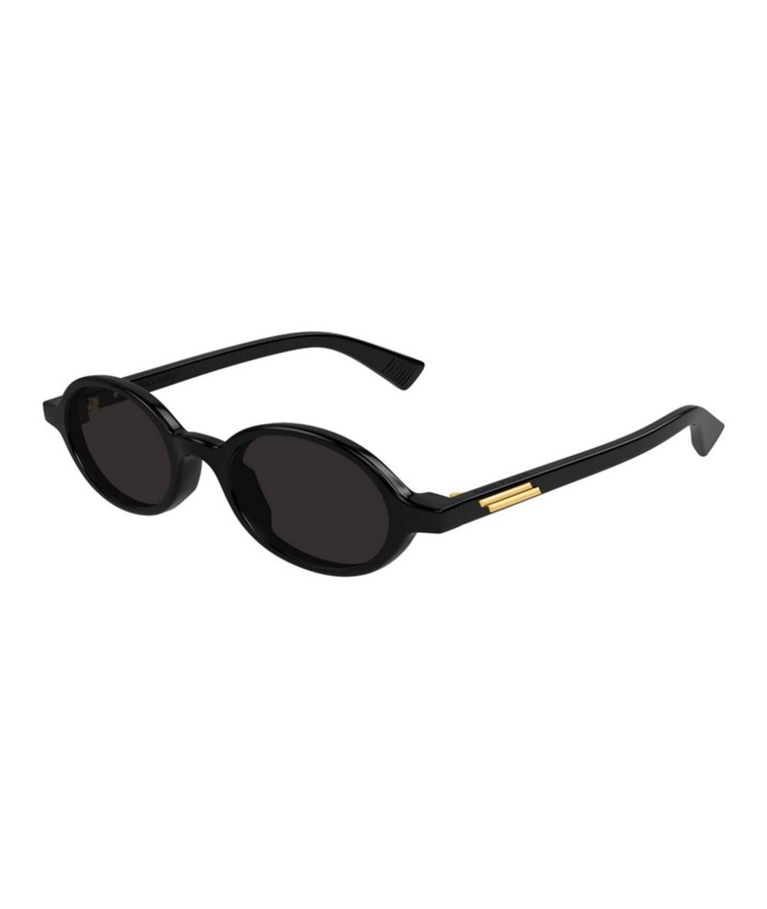 BOTTEGA VENETA Черные пластиковые солнцезащитные очки, фото 1