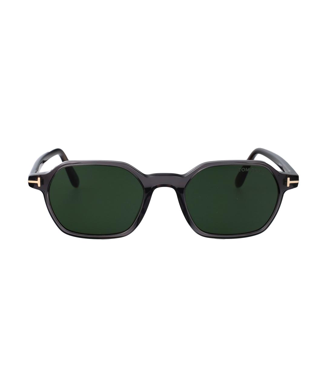 TOM FORD Черные пластиковые солнцезащитные очки, фото 1