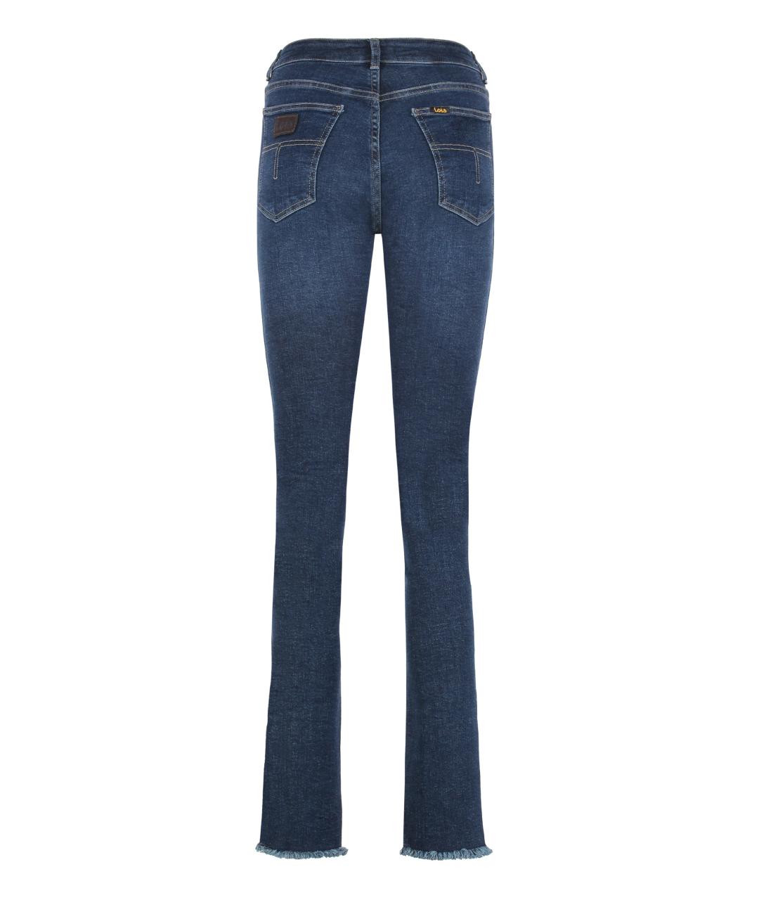 LOIS JEANS Синие хлопко-эластановые джинсы слим, фото 2