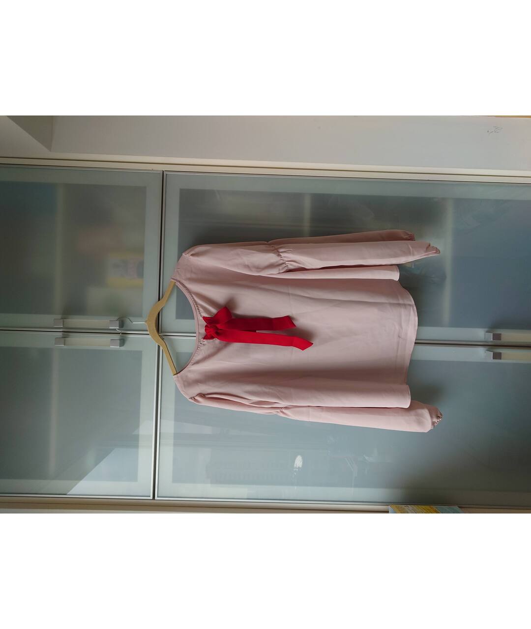 ARMANI EXCHANGE Розовая полиэстеровая блузы, фото 2