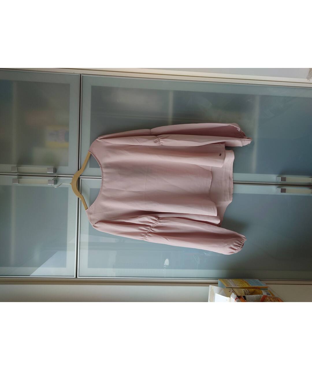 ARMANI EXCHANGE Розовая полиэстеровая блузы, фото 5