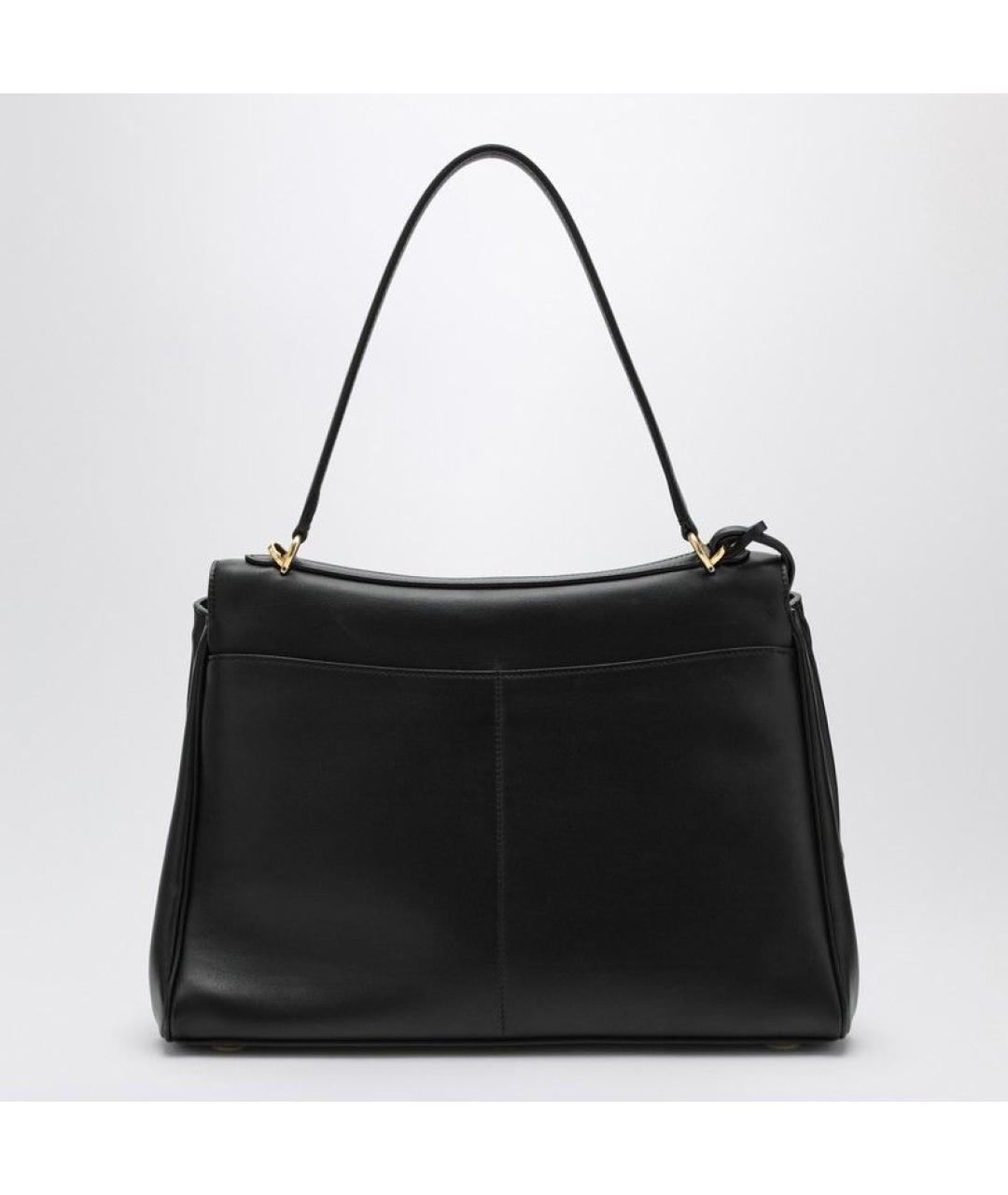 BALENCIAGA Черная кожаная сумка тоут, фото 3