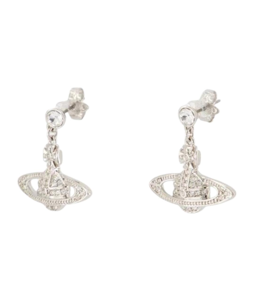 VIVIENNE WESTWOOD Серебряные металлические серьги, фото 1