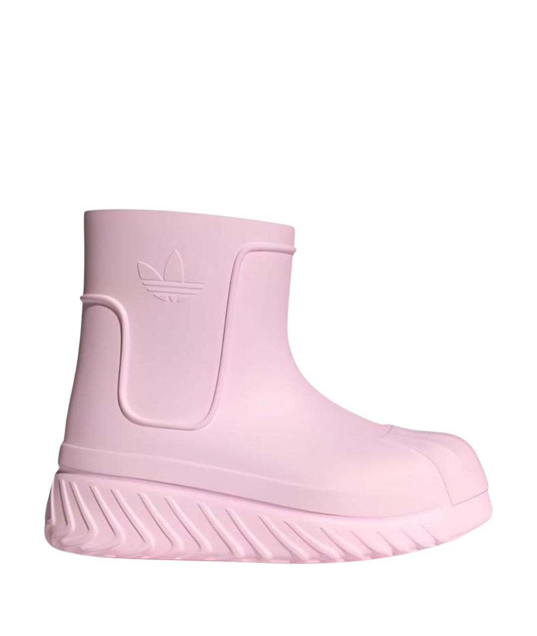ADIDAS Розовые резиновые сапоги, фото 1