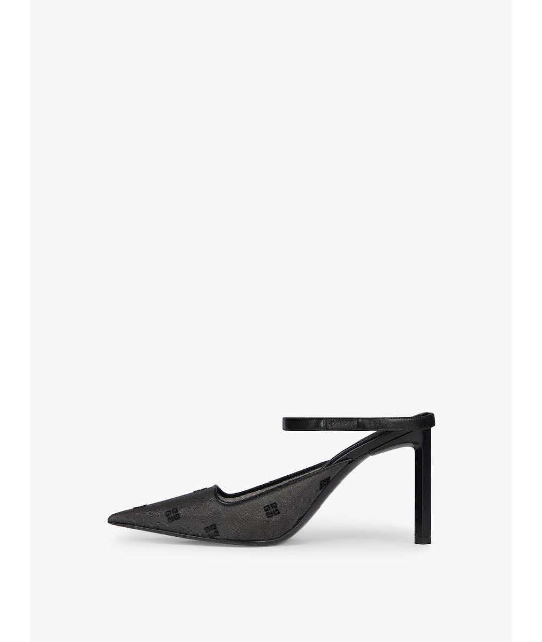 GIVENCHY Черные кожаные туфли, фото 3