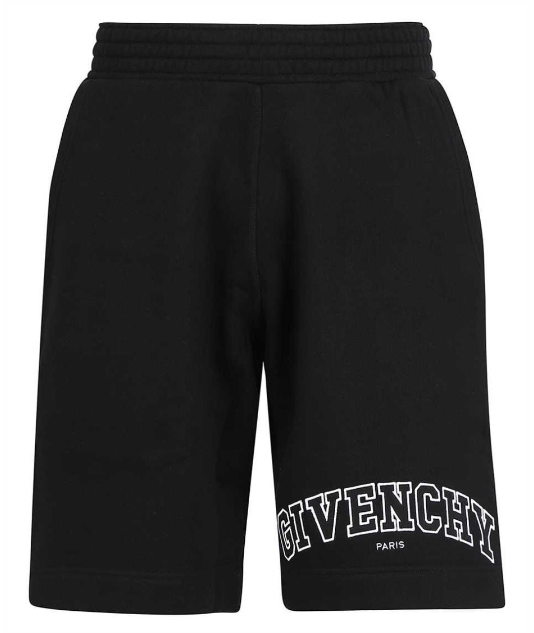 GIVENCHY Черные хлопковые шорты, фото 1