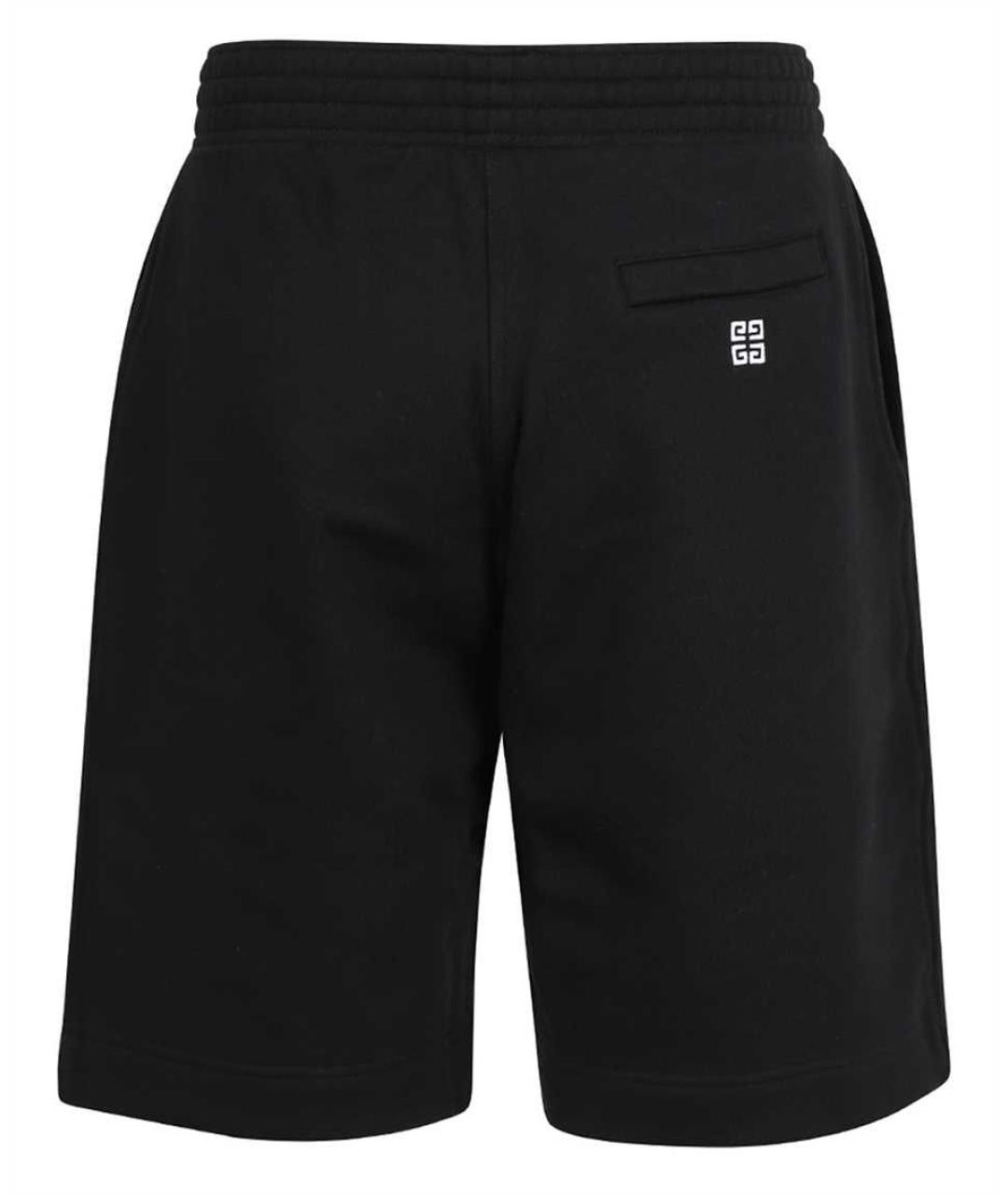GIVENCHY Черные хлопковые шорты, фото 2