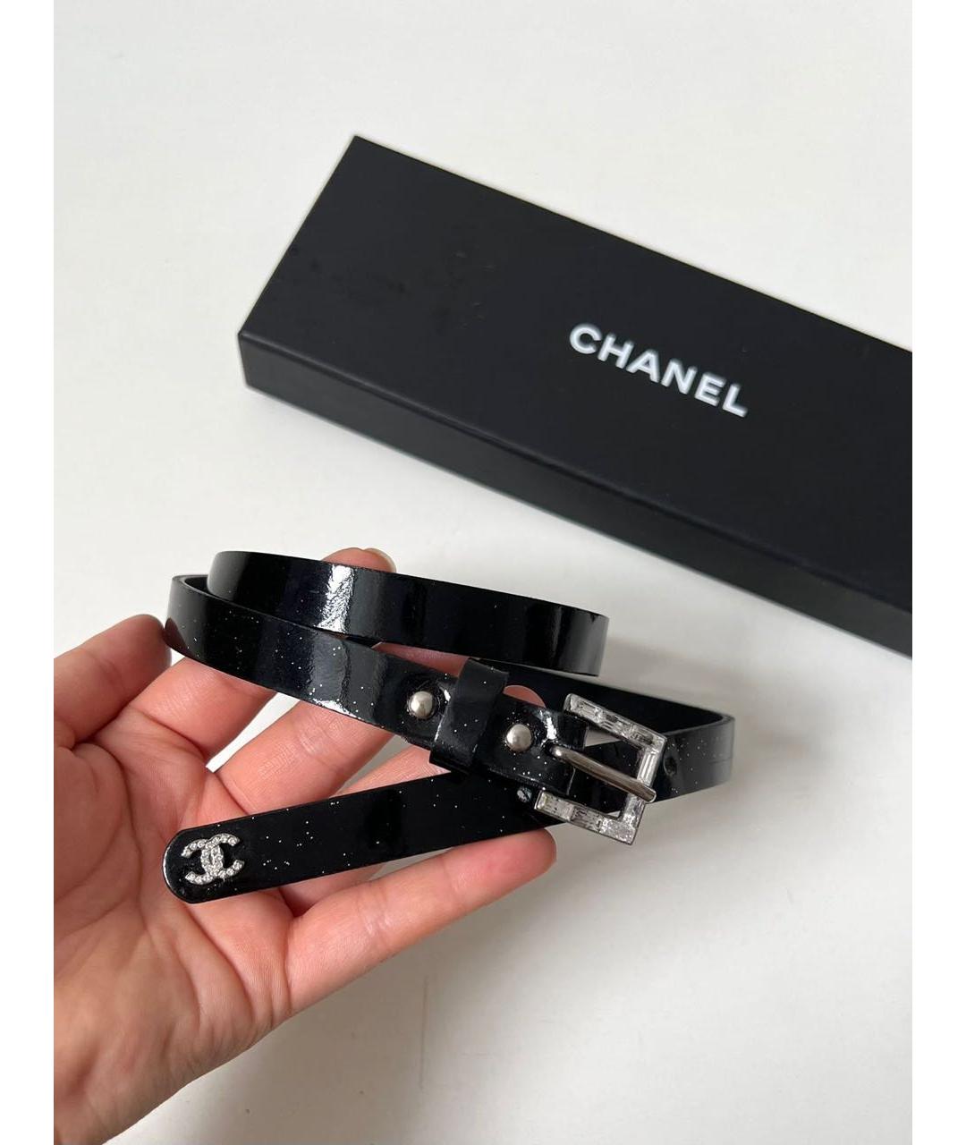 CHANEL Черный ремень, фото 9