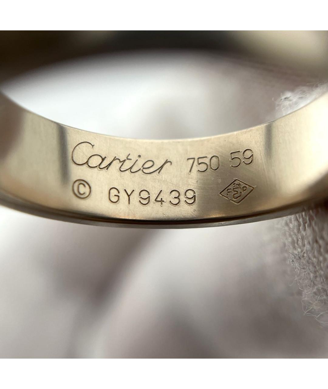 CARTIER Серебряное кольцо из белого золота, фото 4
