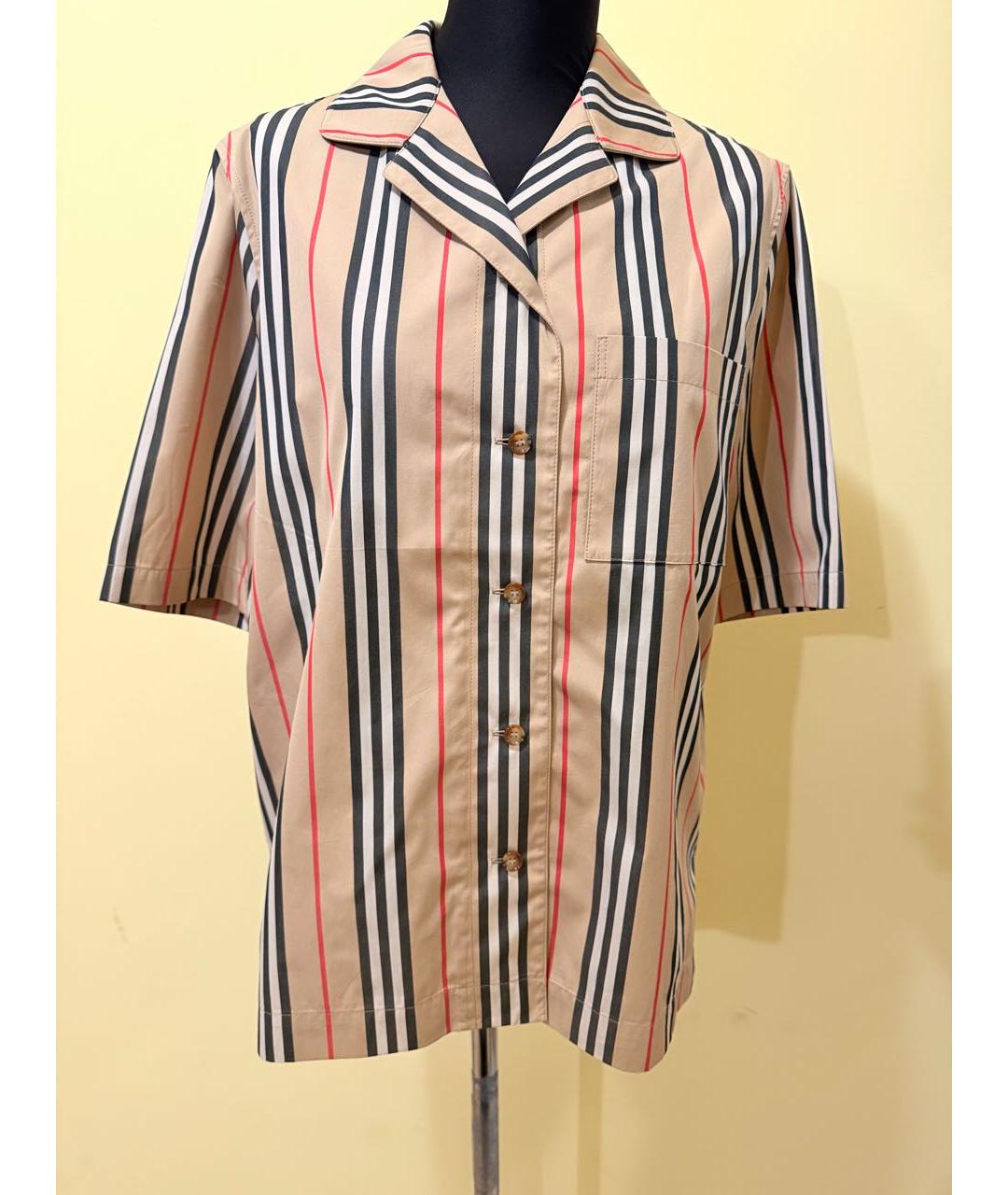 BURBERRY Мульти хлопковая рубашка, фото 9