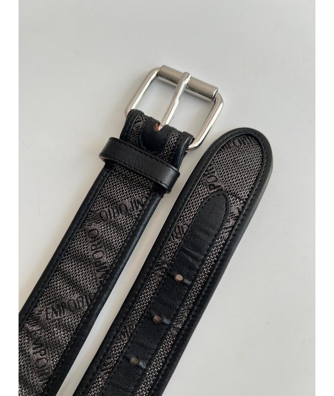 EMPORIO ARMANI Черный ремень, фото 4