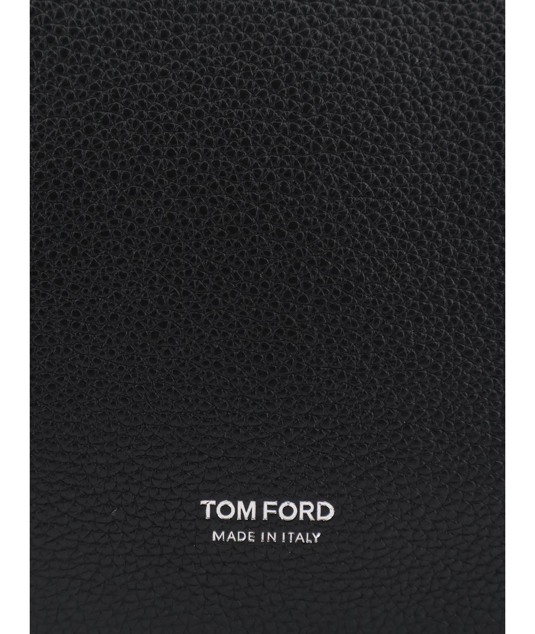 TOM FORD Черная кожаная папка для документов, фото 3
