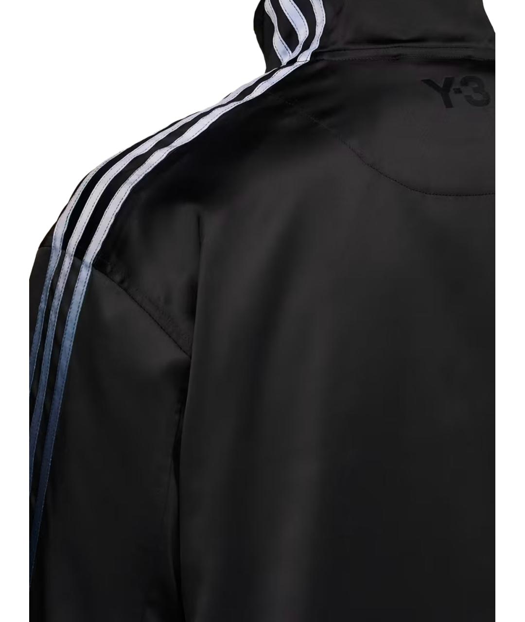 Y-3 Черная полиэстеровая спортивная куртка, фото 3