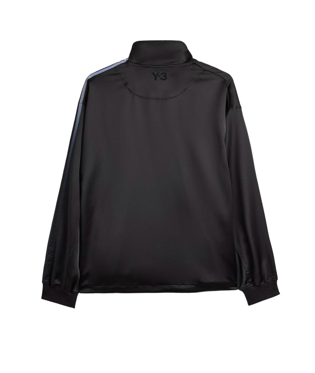 Y-3 Черная полиэстеровая спортивная куртка, фото 2