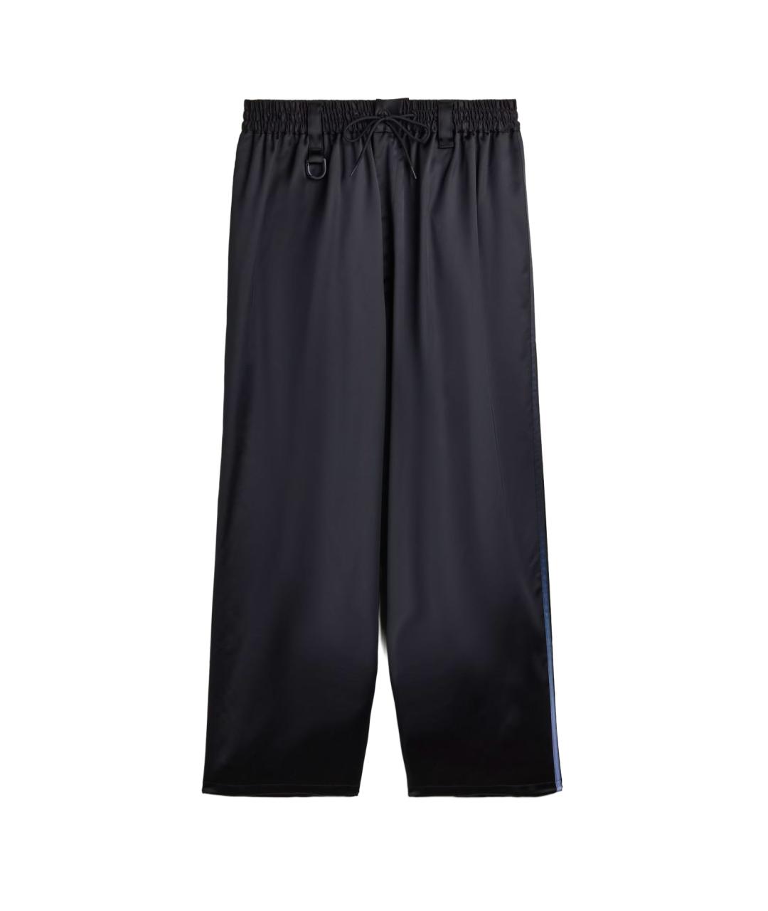 Y-3 Черные полиэстеровые повседневные брюки, фото 1