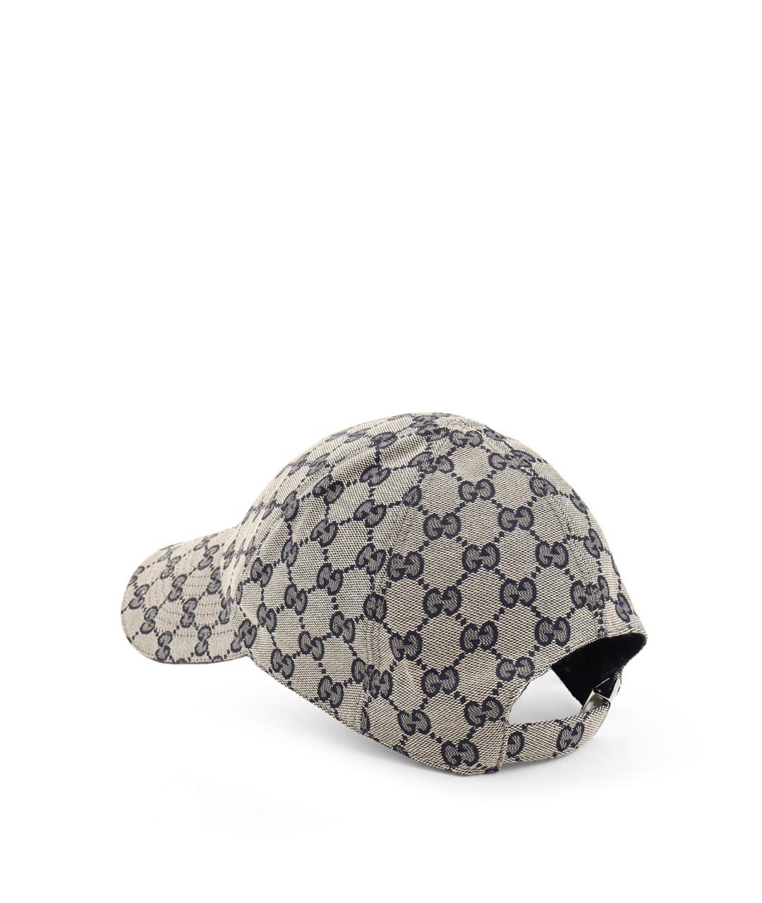 GUCCI Синяя хлопковая кепка, фото 3