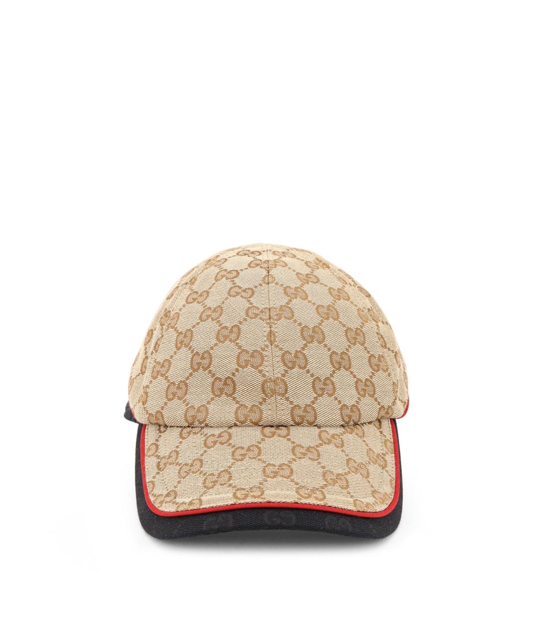 GUCCI Бежевая хлопковая кепка/бейсболка, фото 1
