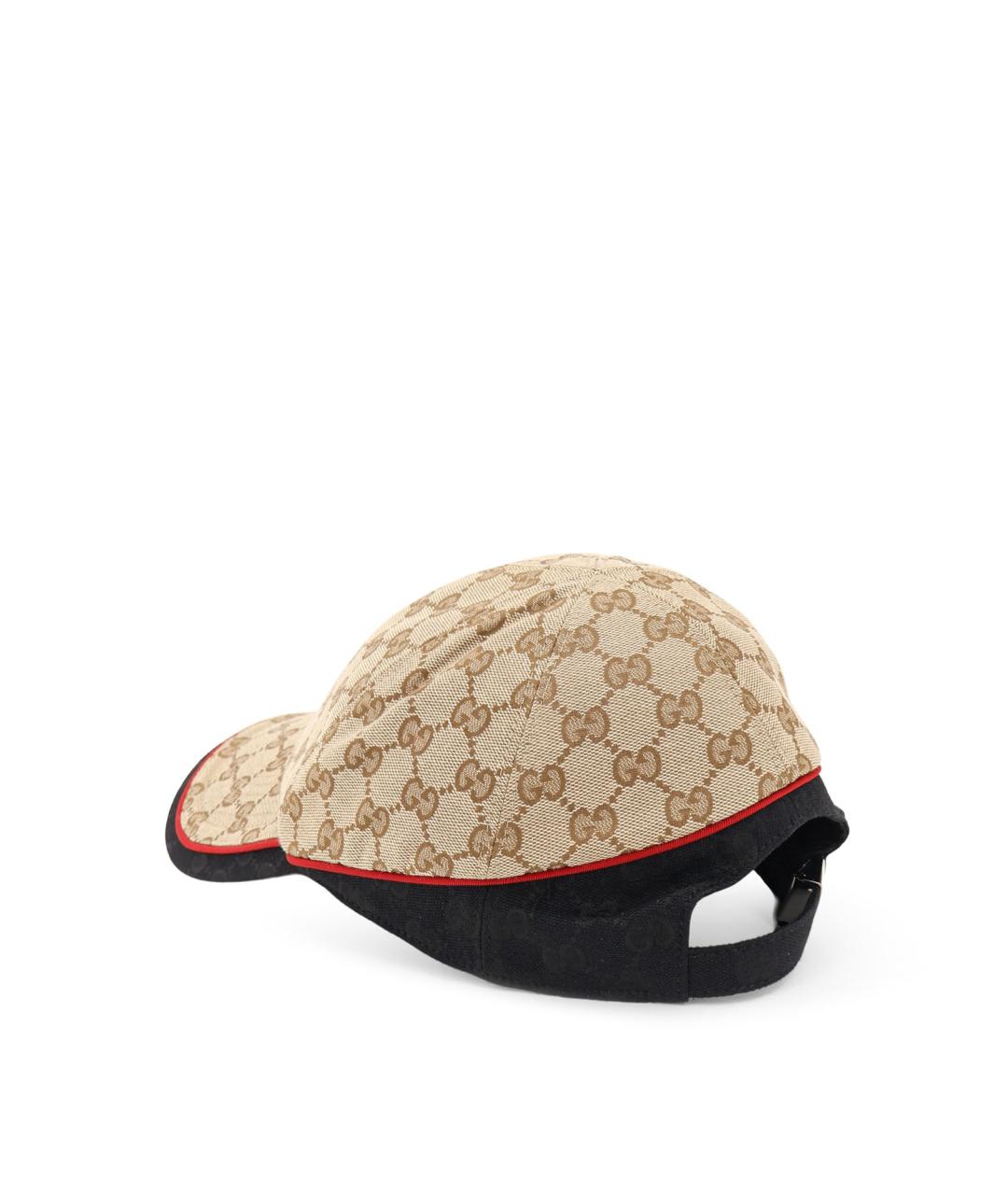 GUCCI Бежевая хлопковая кепка/бейсболка, фото 3