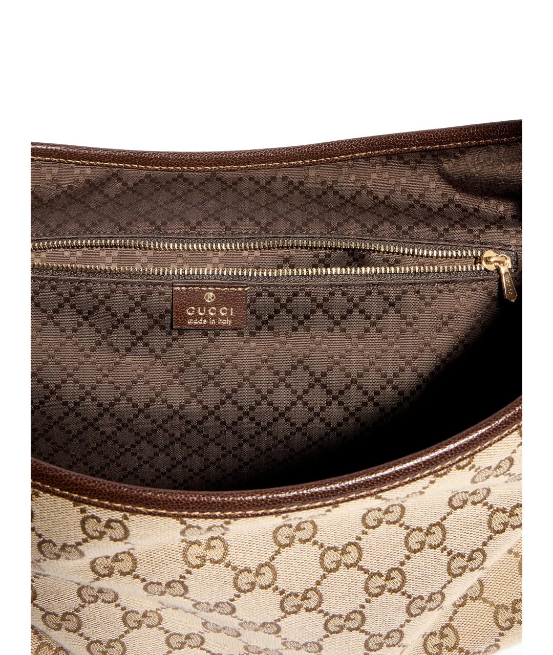 GUCCI Бежевая сумка тоут, фото 4