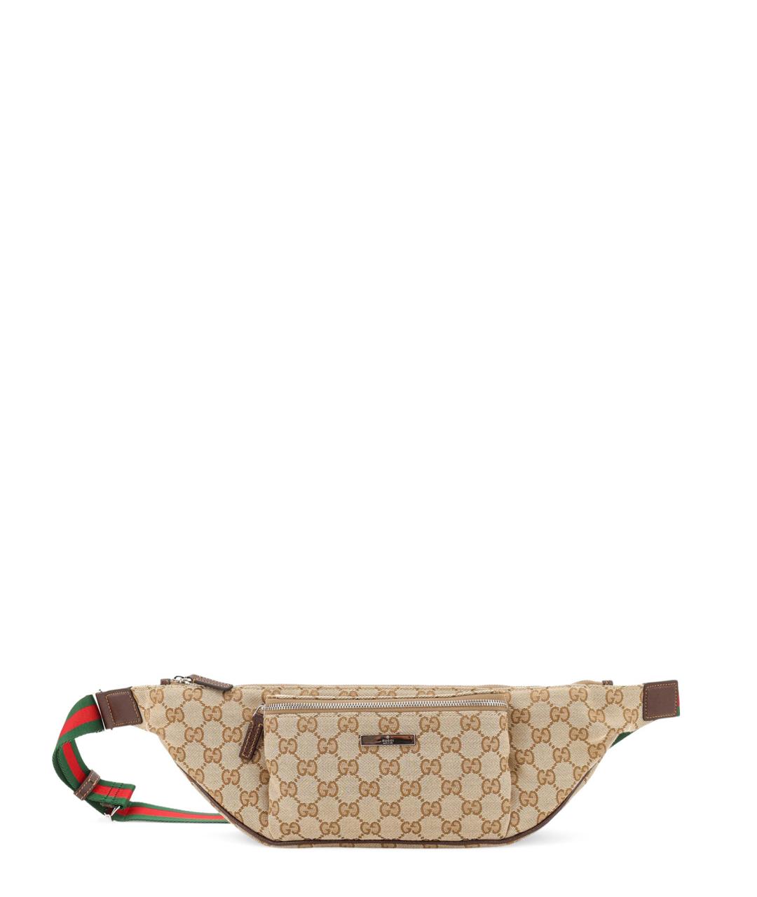 GUCCI Бежевая поясная сумка, фото 1