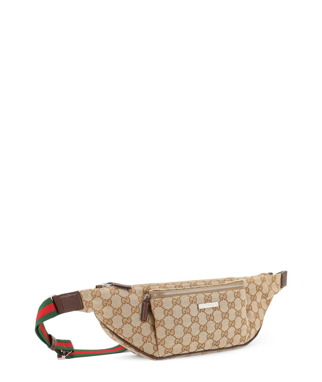 GUCCI Бежевая поясная сумка, фото 3