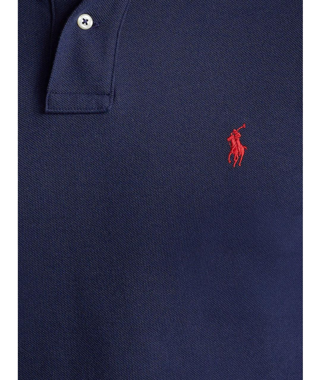 POLO RALPH LAUREN Хлопковое поло с коротким рукавом, фото 3