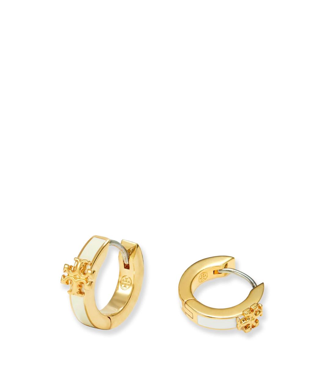 TORY BURCH Золотые латунные серьги, фото 2