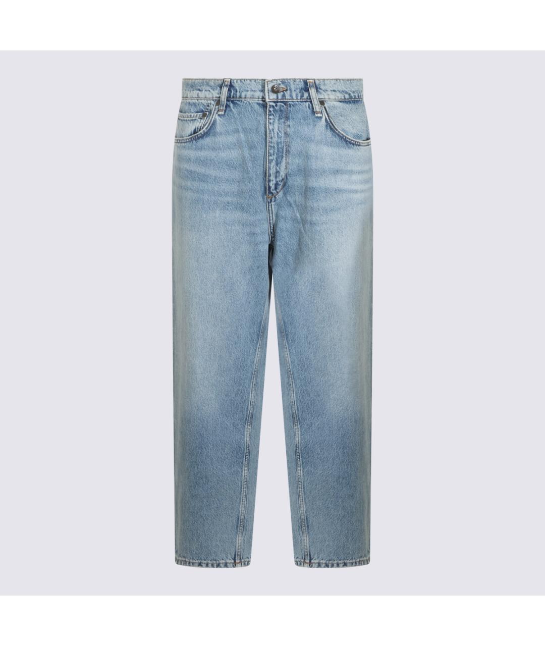 RAG & BONE Хлопковые прямые джинсы, фото 6