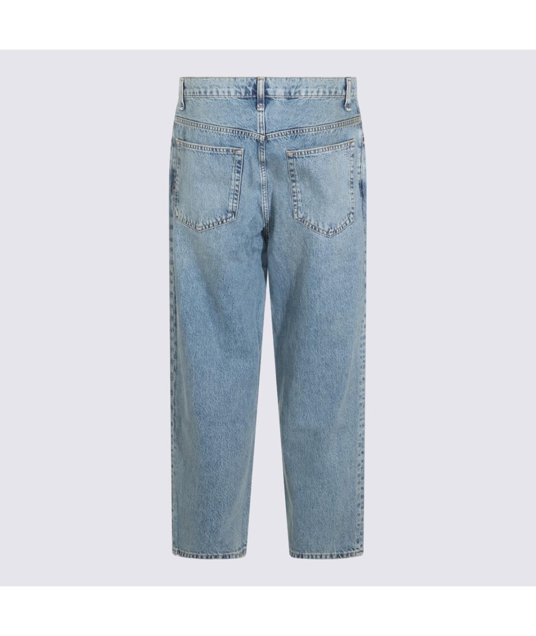 RAG & BONE Хлопковые прямые джинсы, фото 2